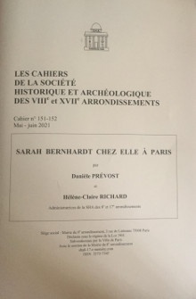  p Sarah Bernhardt chez elle a Paris p p p p Sarah Bernhardt espace Pierre Cardin p p Prevost Daniele et al p 