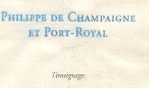 Champaigne   Lesaulnier témoignages Port Royal