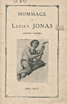 Hommage a Lucien Jonas artiste peintre 1880 1947 Jurenil Andre pref 