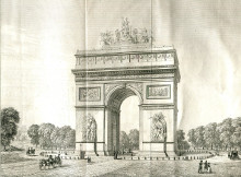 Notice historique de l Arc de Triomphe de l Etoile Thierry J et Coulon G inspecteurs du monument