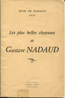 Les plus belles chansons de Nadaud Muse de Nadaud