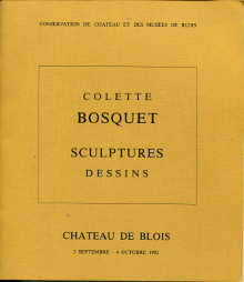 Colette Bosquet Sculptures Dessins Goldscheider Cecile preface 