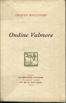 Ondine Valmore Boulenger Jacques