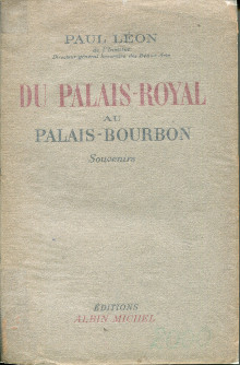 Du Palais Royal au Palais Bourbon em Souvenirs em Leon Paul