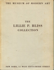 The Lillie P Bliss Collection 1934 The Museum of Modern Art Barr Alfred H 