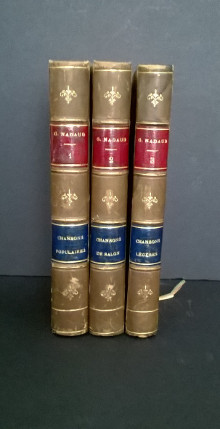 Chansons populaires Chansons de Salon Chansons legeres en 3 volumes Nadaud Gustave