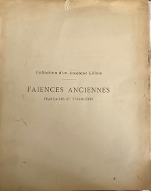  p Collection d un amateur lillois Faiences anciennes francaises et etrangeres Delft a fond noir et polychrome p Baudouin henri et Pisani E commissaires priseurs 