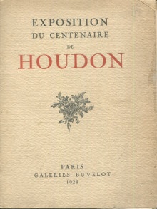  p Exposition du centenaire de Houdon p p Camoin A pref p 