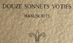 Valdelièvre Pierre   Douze sonnets votifs