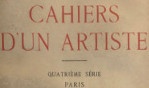 Blanche Jacques Emile   Cahiers d'un artiste 1915 16