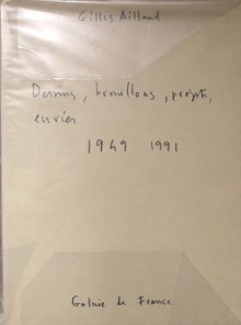  p Gilles Aillaud p p i Dessins brouillons projets envies i p p 1949 1991 p p Crevier Richard pref p 
