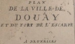 Douai   Plan   Gravure