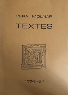  p Vera Molnar p p Textes p p 1974 84 p 
