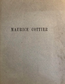  p Maurice Cottier p p Gonse Louis p 