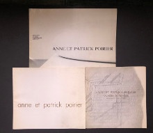  p Anne et Patrick Poirier p p Lot de 5 catalogues p p 1981 1985 p 