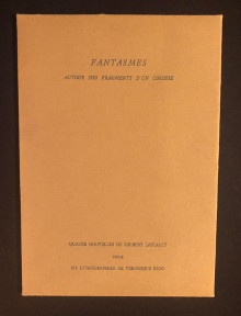  p i Fantasmes i p p i Autour des fragments d un colosse i p p Quatre nouvelles de Gilbert Lascault p p pour p p Six lithographies de Veronique Bigo p p Veronique Bigo p 