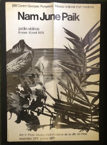  p Nam June Paik p p i jardin videos i p p Centre Georges Pompidou p p Affiche p 