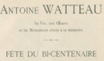 Watteau   Fêtes du bicentenaire   1884