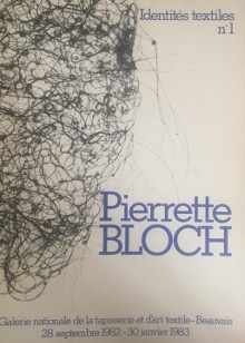  p Pierrette Bloch p p i ecritures 1972 1982 i p p Identites textiles n 1 p p Lascault Gilbert i et al i p 