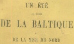 Marmier Xavier   Baltique et mer du Nord voyage 1856