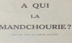 Chine   Mandchourie   Roger Lévy