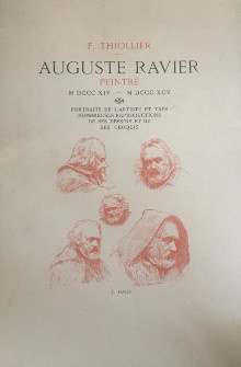  p Auguste Ravier peintre p p i portraits de l artiste et tres nombreuses reproductions de ses dessins et de ses croquis i p p Thiollier Felix p 