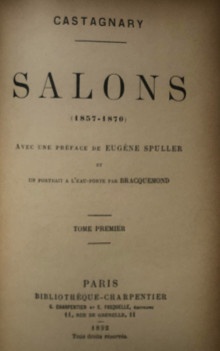 p Salons p p 1857 1870 p p I II p p Castagnary p