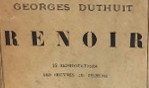 Duthuit Georges   Renoir   Van Gogh