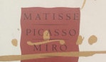 Matisse   Picasso Miro   Rosamond Bernier