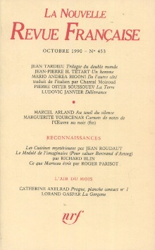  p Les Carnets de notes de i L OEuvre au noir i La Nouvelle Revue Francaise 2 vol n 452 et 453 p p Marguerite Yourcenar et Yvon Bernier edit p 