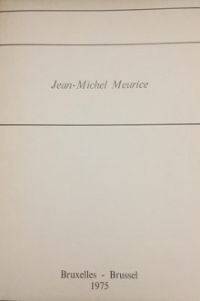 p Jean Michel Meurice p p Bruxelles 12 x 1 p p Millet Catherine p