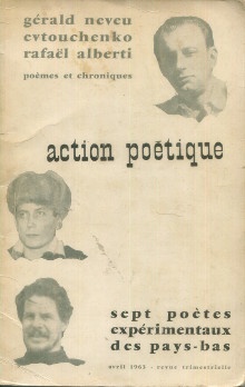  p Sept poetes experimentaux des Pays Bas Revue Action Poetique avril 1963 p p Schierbeek Bert Lucebert i et al i p 