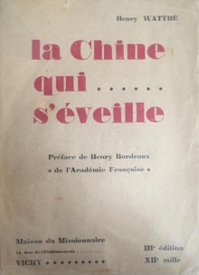  p La Chine qui s eveille p p Watthe Henry p 