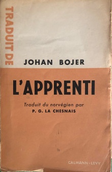 p L Apprenti p p Bojer Johan p p i Souvenirs i p