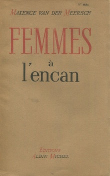  p Femmes a l encan p p Maxence van der Meersch p 