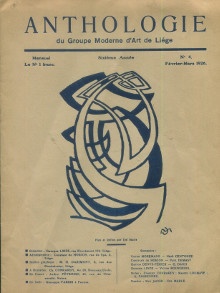  p Anthologie p p du Groupe Moderne d Art de Liege n 4 1926 p p Linze Georges dir p 