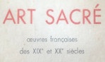 Art Sacré   expo Paris 1950