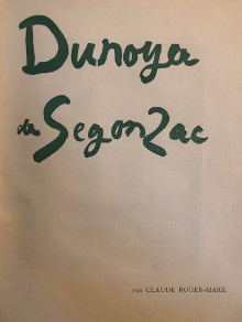 p Dunoyer de Segonzac p p Roger Marx Claude p