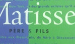 Matisse   Père & fils   Pierre Matisse   John Russel