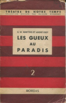 p Les Gueux au Paradis p p Martens Gaston Marie et Obey Andre p