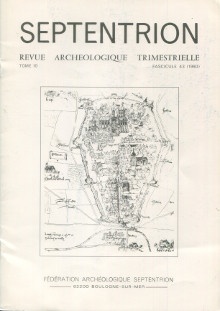 p Septentrion Revue archeologique trimestrielle Tome 10 1980 43 p p Honore Bernard p