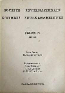  p Societe internationale p p d etudes yourcenariennes p p bulletin n 4 juin 1989 p 