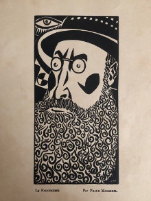 p Le Fauconnier p p etude critique p p par Andre Gybal p p bois original p p de Frans Masereel p