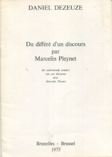  p Daniel Dezeuze Du differe d un discours p p Bruxelles 12 x 1 p p Europalia 1975 p p Pleynet Marcelin p 
