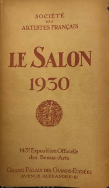 p Le Salon p p 1930 p p Societe des Artistes Francais p p 143e Exposition p