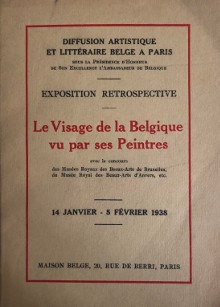  p Le visage de la Belgique p p vu par ses peintres p p Paris 1938 p 