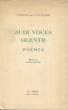  p Audi Voces Silentii Poemes p p Kuhnen de la Coeuillerie Simone p 