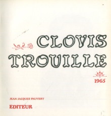  p Clovis Trouille p p Campagne Jean Marc p 