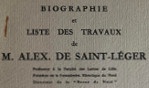 Lille   Saint Léger Alexis   Biographie