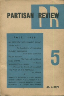Avant Garde and Kitsch Partisan Review 5 Fall 1939 br Greenberg Clement